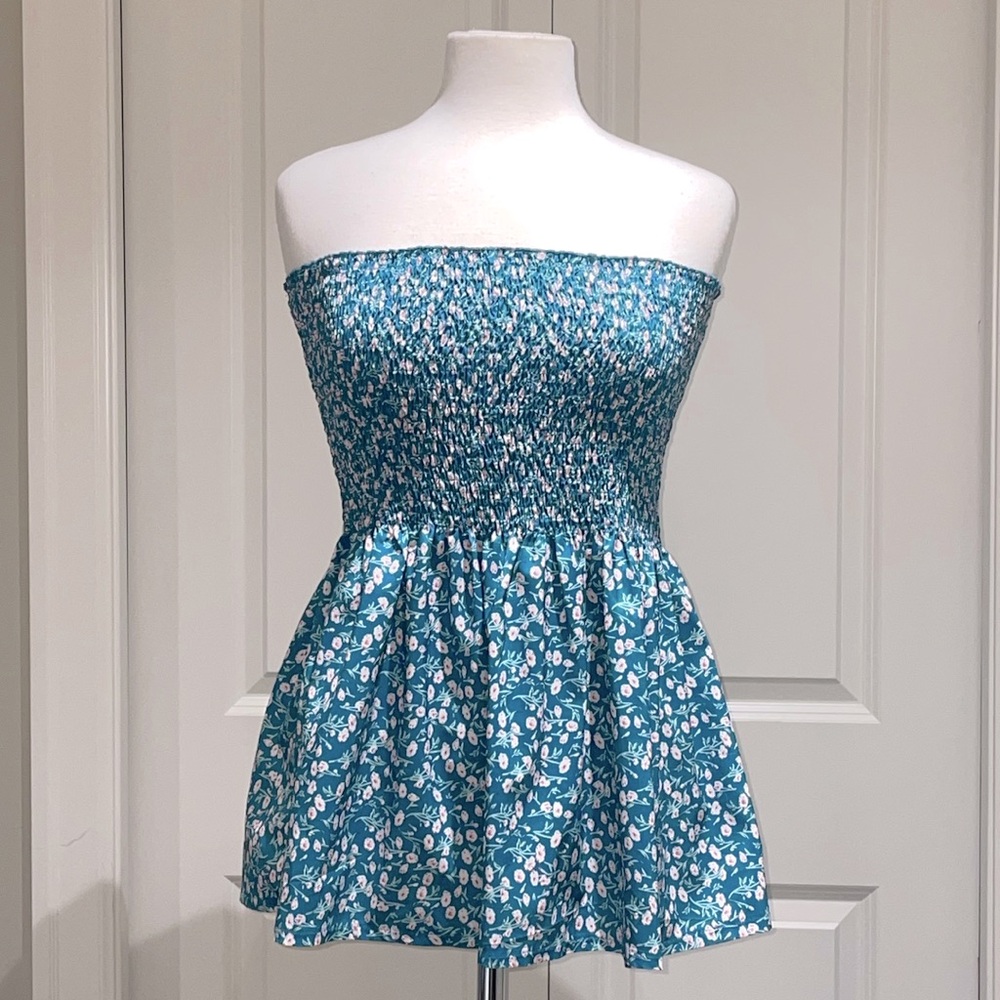 Peplum Tube Top